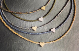 Beaded Choker Necklace ‘Heart’