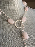 Chunky Lariat/Necklace Rose