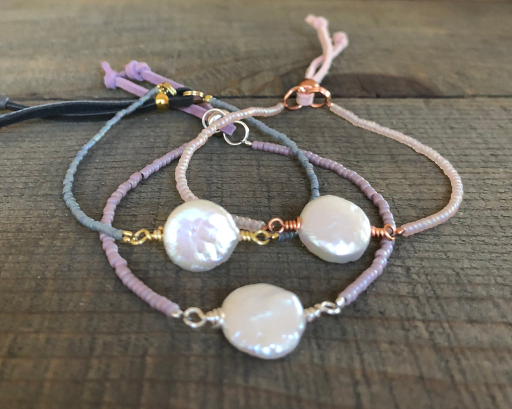 Coin Pearl Bracelet