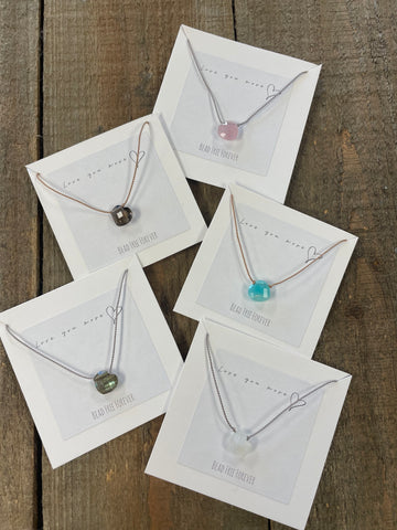 ‘Love you more’ Heart Necklace