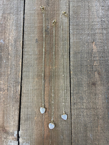 Fresh water pearl Heart pendant Necklace