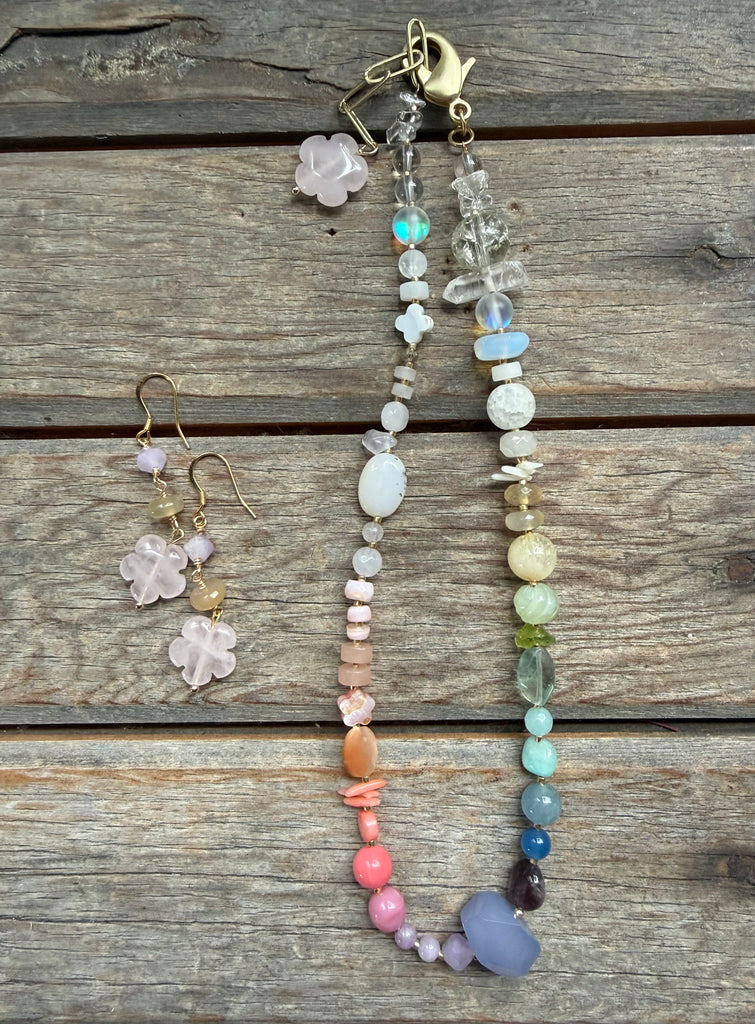 Pastel Gemstone Necklace