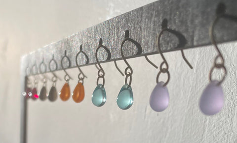 Sea Glass Drop Earrings