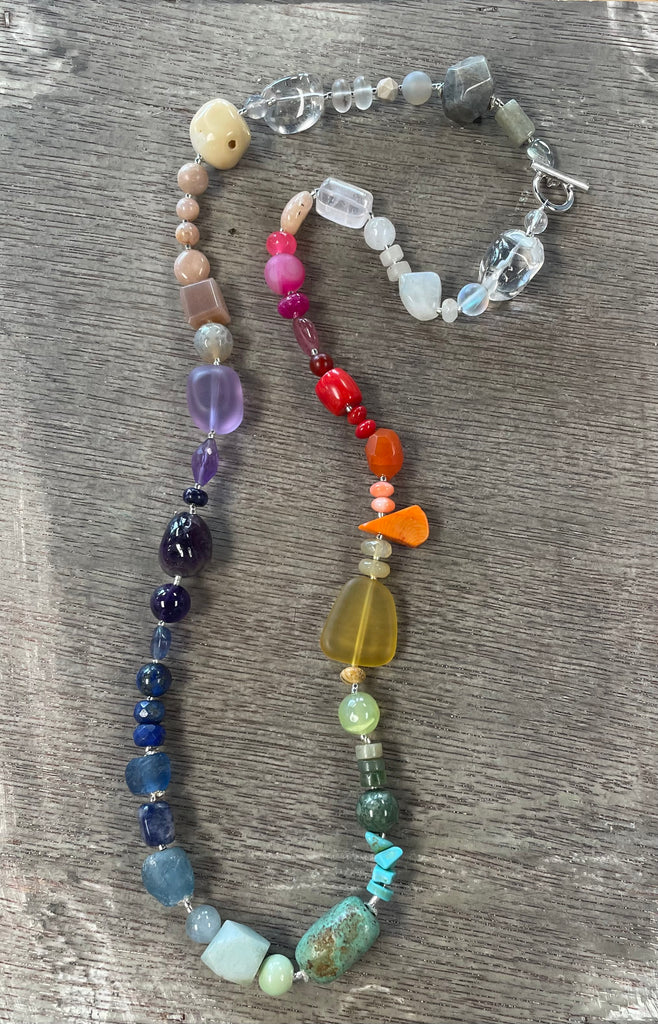 Multi Gemstone ‘Rainbow’ Necklace