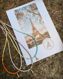 Eiffel Tower Beaded Necklace