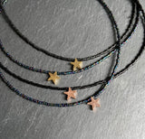 Beaded choker necklace Star
