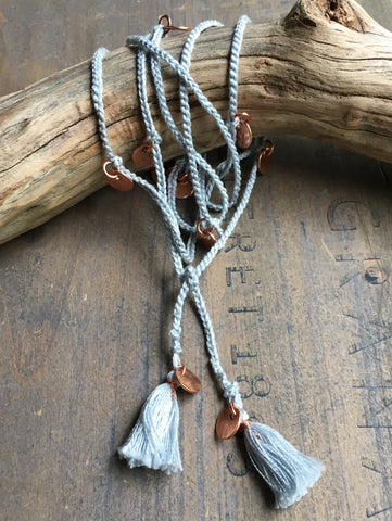 Crochet Lariat/Wrap bracelet