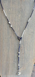 Beaded Lariat Necklace 20-24" Caroline