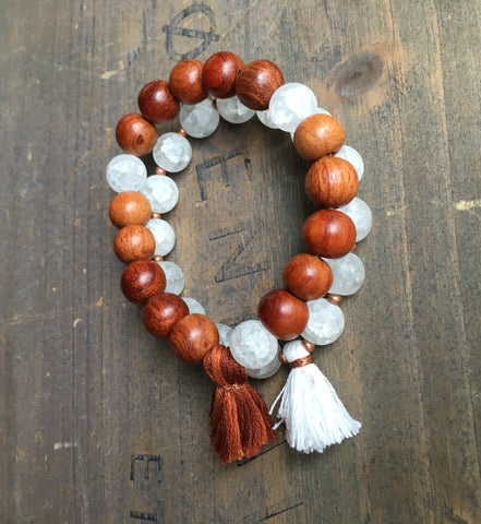 Stretchy Wood Bracelet