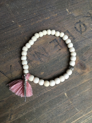 Stretchy Wood Bracelet