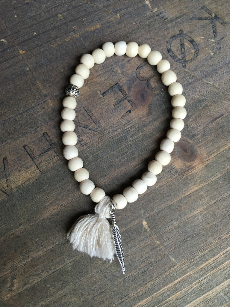 Stretchy Wood Bracelet