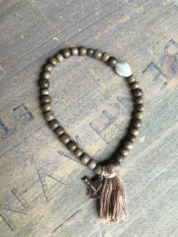 Stretchy Wood Bracelet