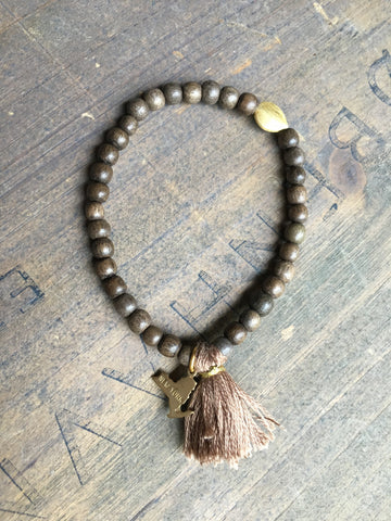 Stretchy Wood Bracelet