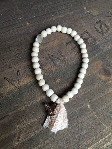 Stretchy Wood Bracelet