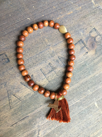 Stretchy Wood Bracelet