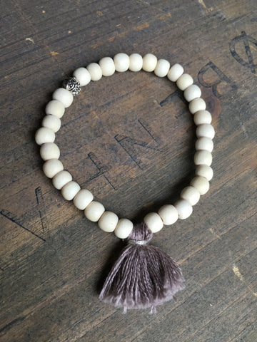 Stretchy Wood Bracelet