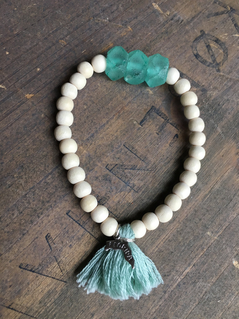 Stretchy Wood Bracelet