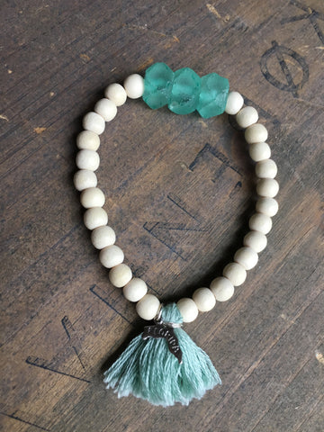 Stretchy Wood Bracelet