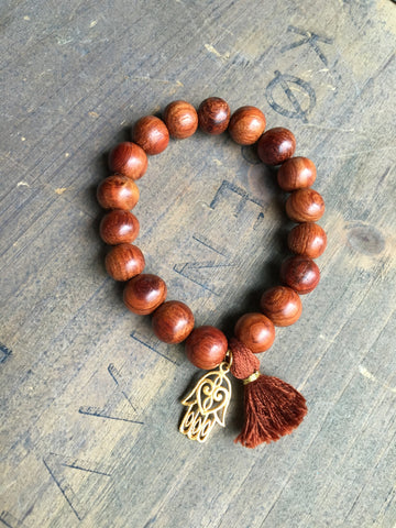 Stretchy Wood Bracelet