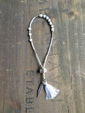Beaded bracelet w/clipbead