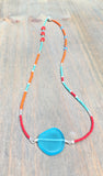 Sea glass Wrap bracelet/Necklace