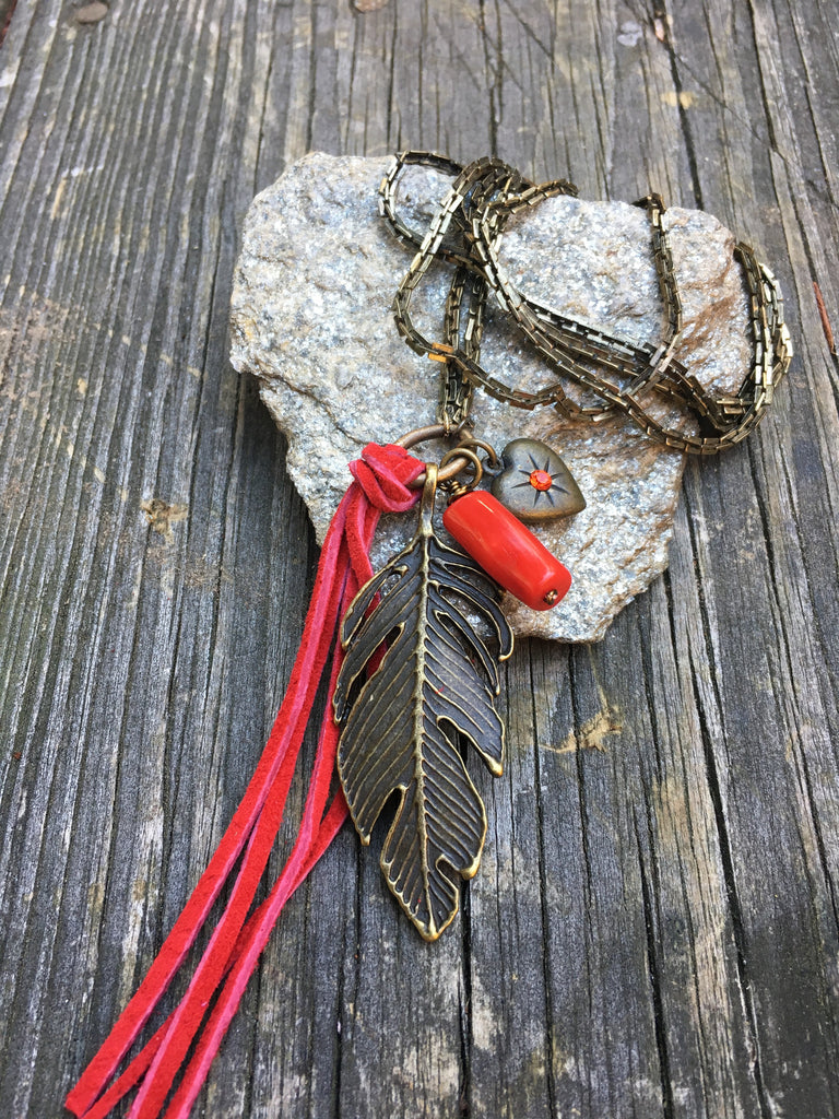 Bohostyle Necklace Rojo