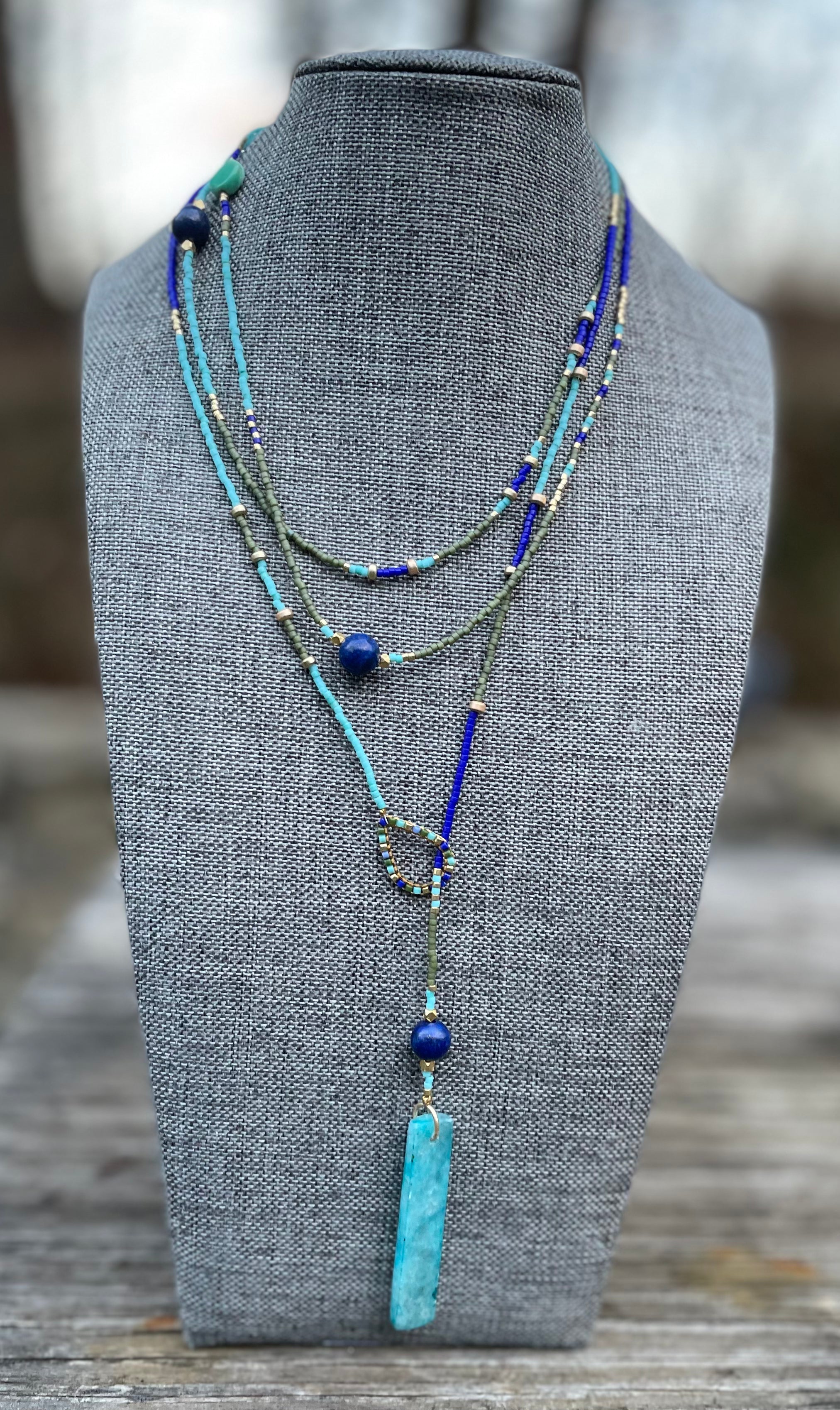 Beaded lariat online