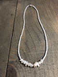 Beaded Necklace Nugget Pearl