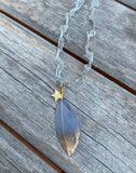 Mesh Feather Necklace