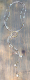 Triple strand Lariat Necklace 'Nina'