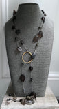 Gemstone Silk Lariat