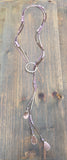 Triple strand Lariat Necklace 'Ulenka'