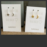 Tiny Moon & Star Earrings