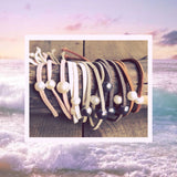 Suede Pearl Bracelet