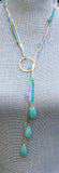 Triple strand Lariat Necklace 'Micai'
