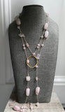 Gemstone Silk Lariat