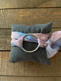 Silk Tie dye Wrap Circle Bracelet