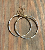 Beaded Hoop Earrings