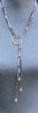 Triple strand Lariat Necklace 'Nina'