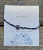 Birthstone Beaded Slider Bracelet