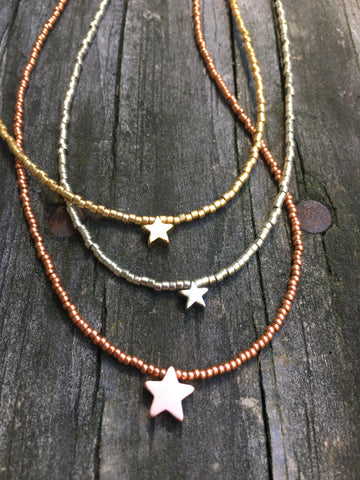 Dainty Necklace Star