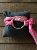Silk Tie dye Wrap Circle Bracelet