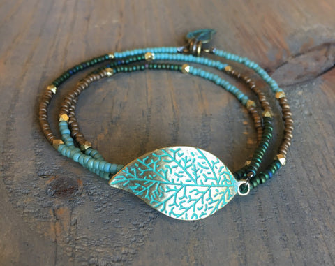 Wrap bracelet/Necklace 21"