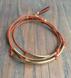 Leather Wrap Bracelet