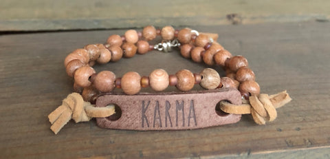 Wrap bracelet ‘quote’