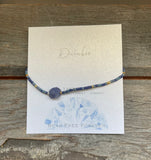 Birthstone Beaded Slider Bracelet