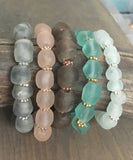 African Sea glass Bracelets