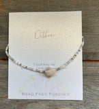 Birthstone Beaded Slider Bracelet