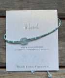 Birthstone Beaded Slider Bracelet
